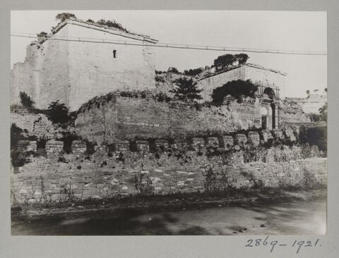 Ancient Fortress Ruins by Water