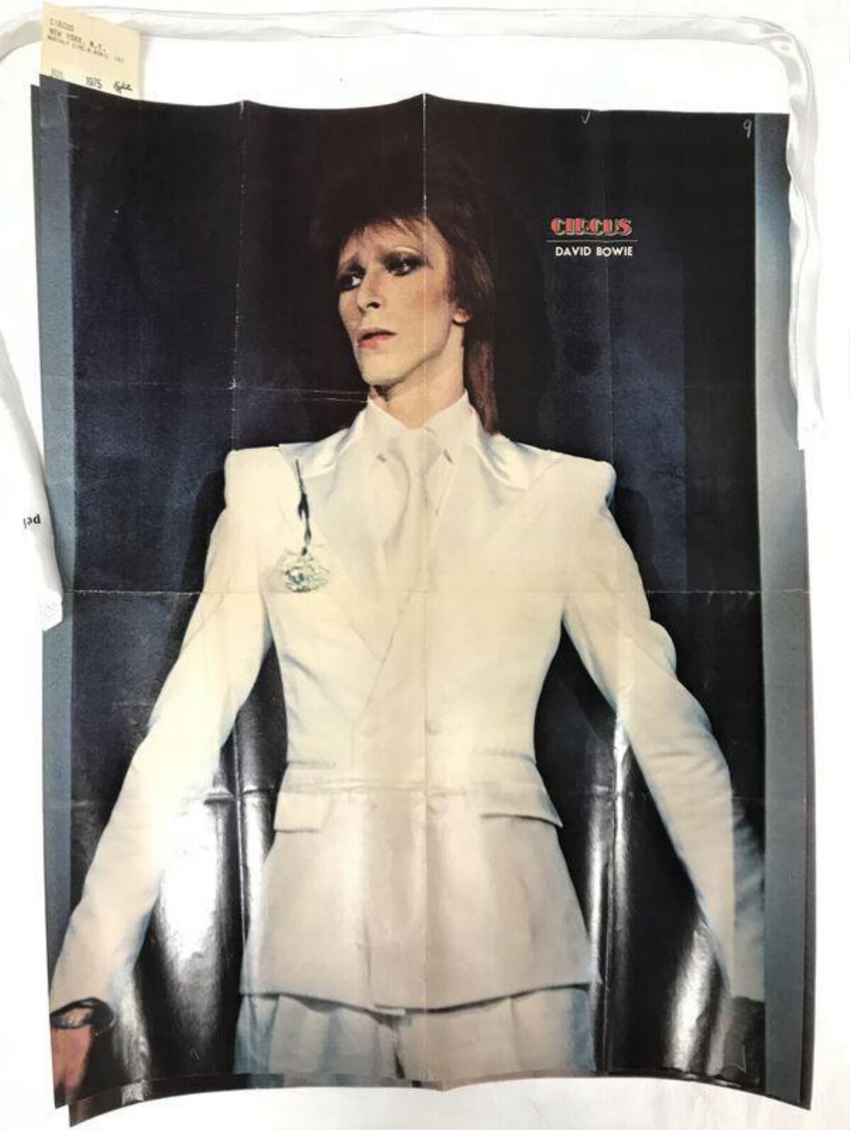 Vintage David Bowie Circus Poster