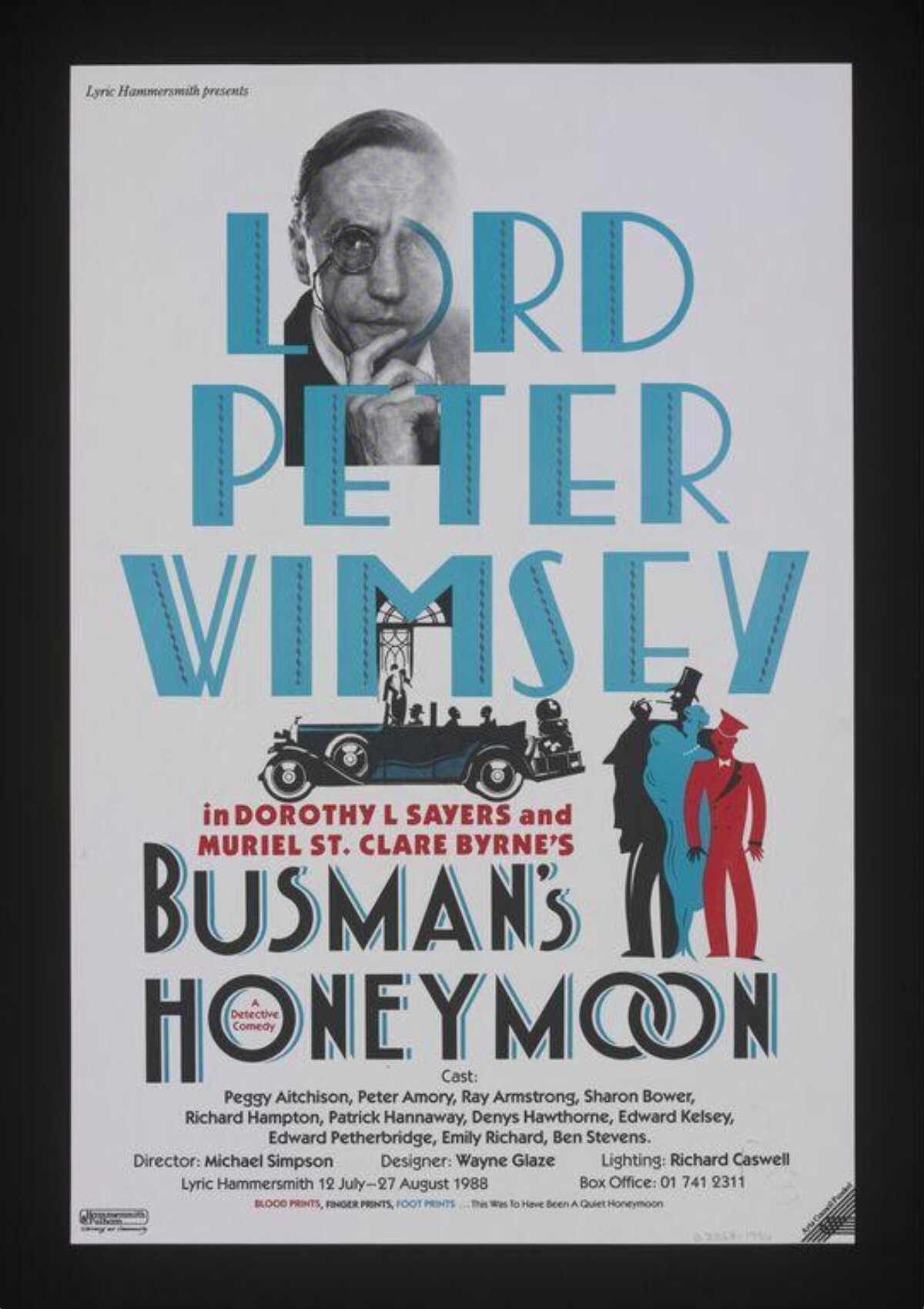 Lord Peter Wimsey Busman's Honeymoon Poster