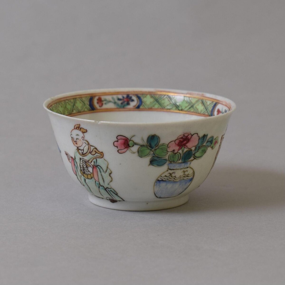 Antique Hand-painted Porcelain Bowl