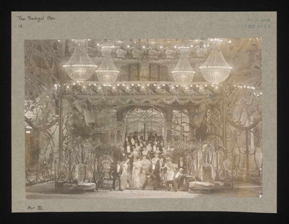 1905 The Prodigal Son Stage Scene
