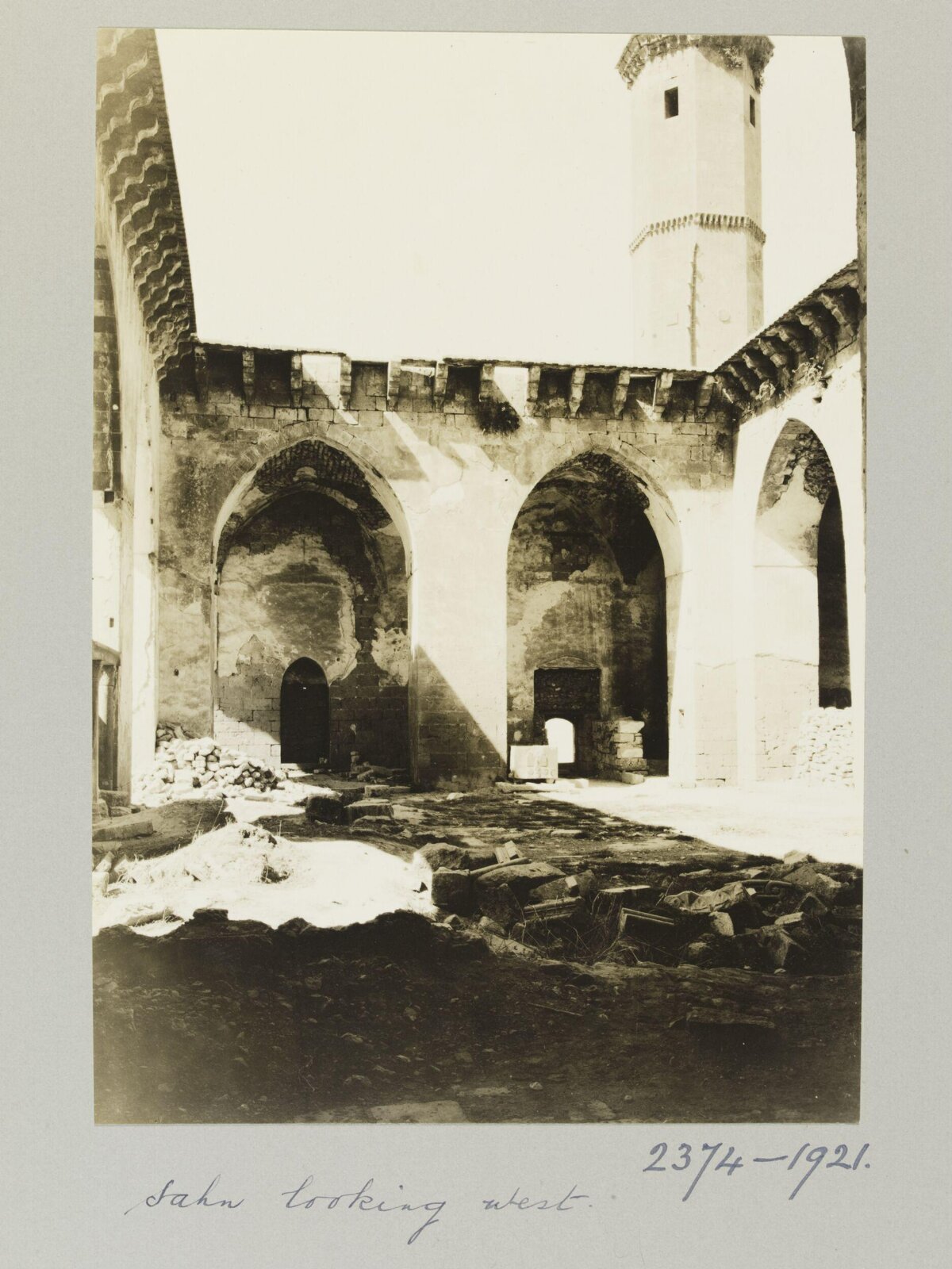 Historic Mosque Courtyard Looking West