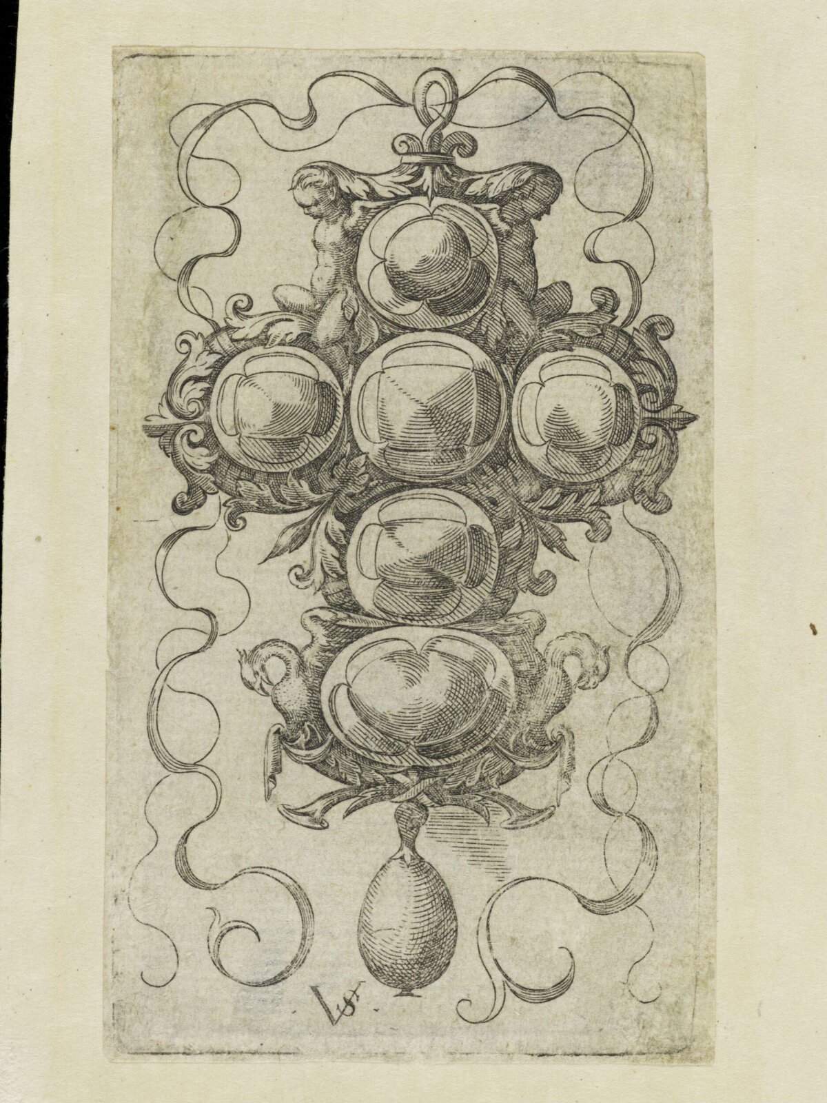 16th Century Engraved Coat of Arms