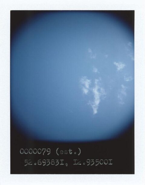 Blue Sky with Sparse Clouds