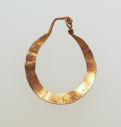 Ancient Gold Hoop Earring