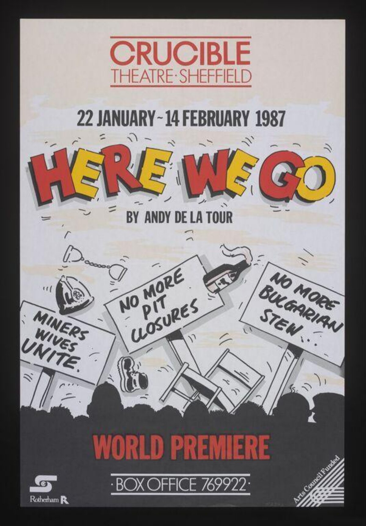 1987 Here We Go Theatre Premiere Poster
