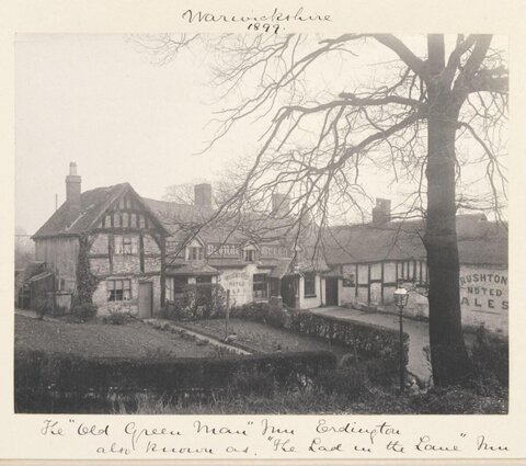 Old Green Man Inn Warwickshire 1899