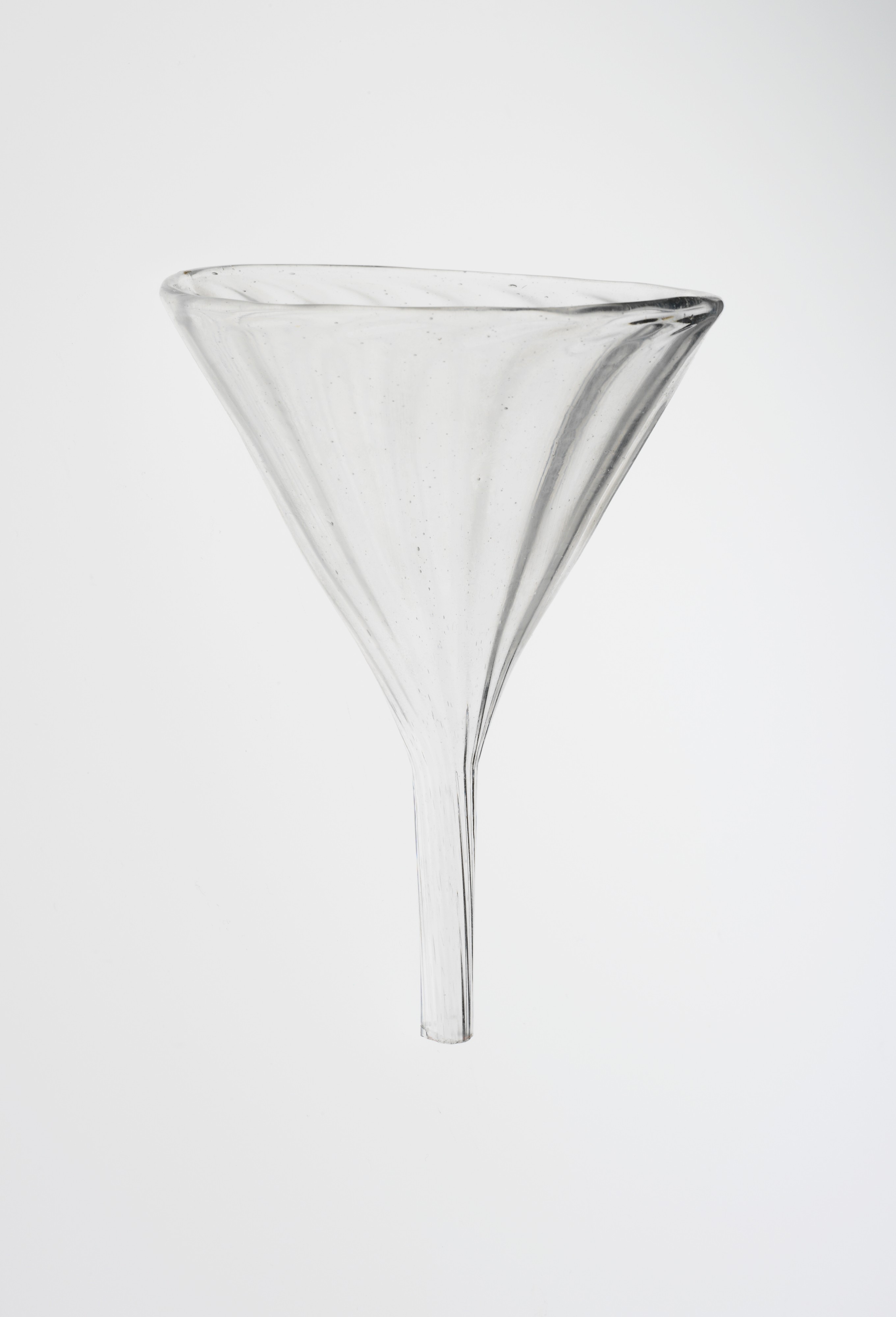 Transparent Glass Funnel