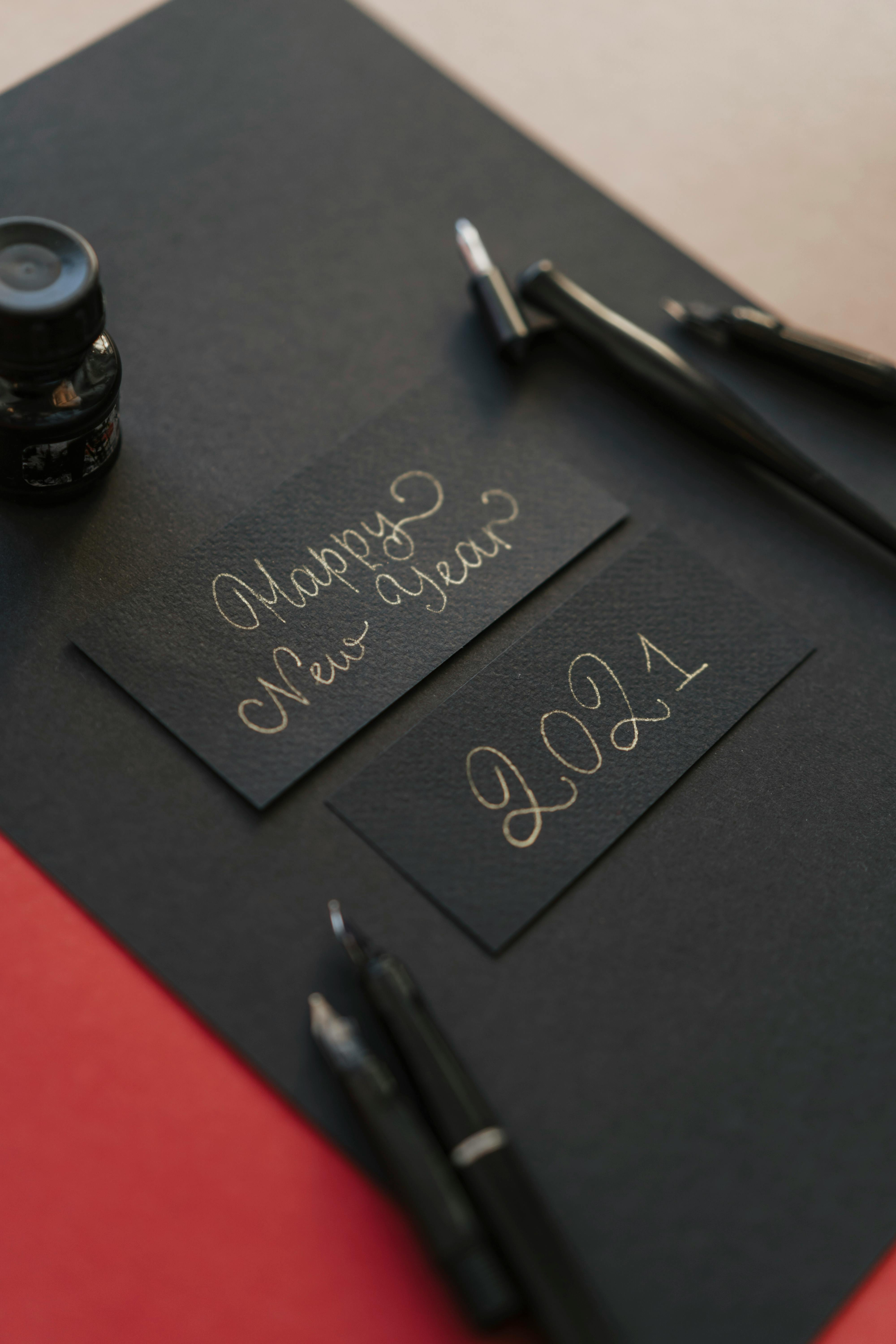 Happy New Year 2021 Calligraphy Greeting