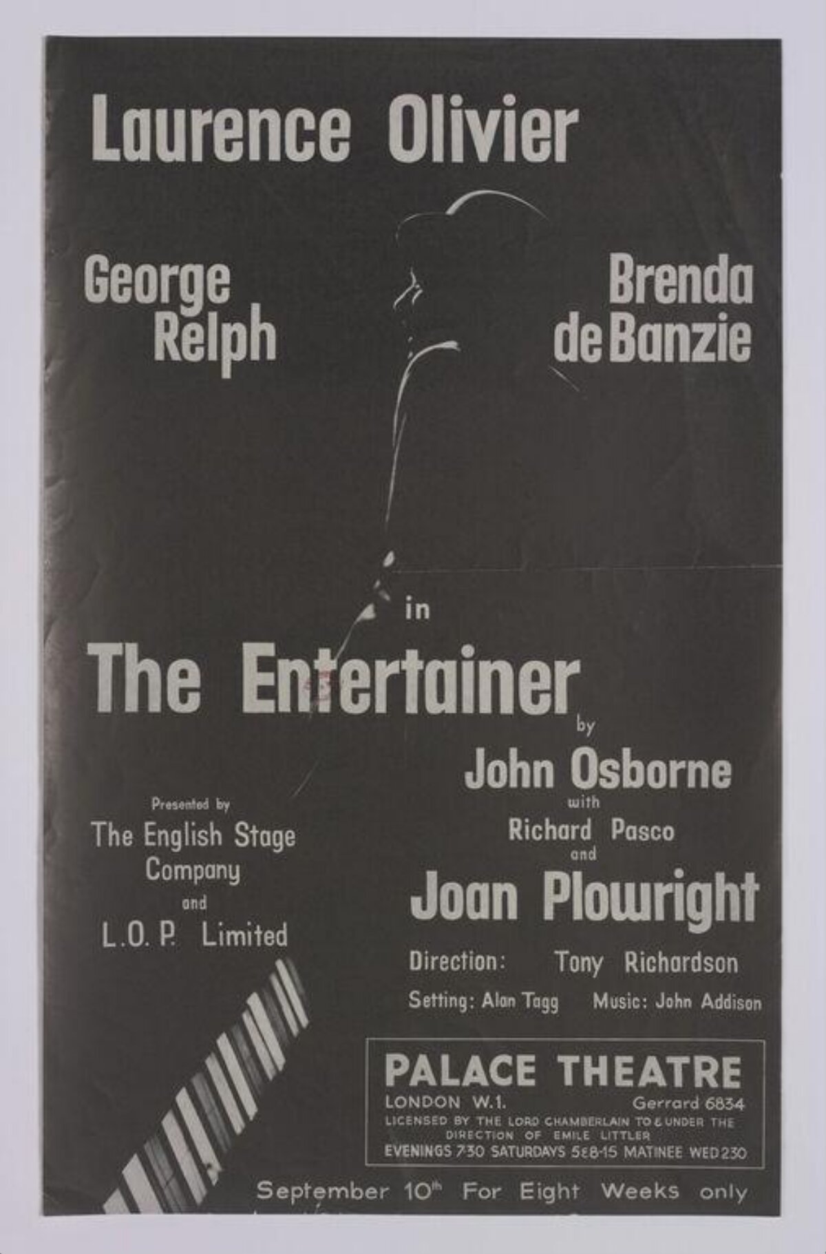 The Entertainer Theatre Play Poster