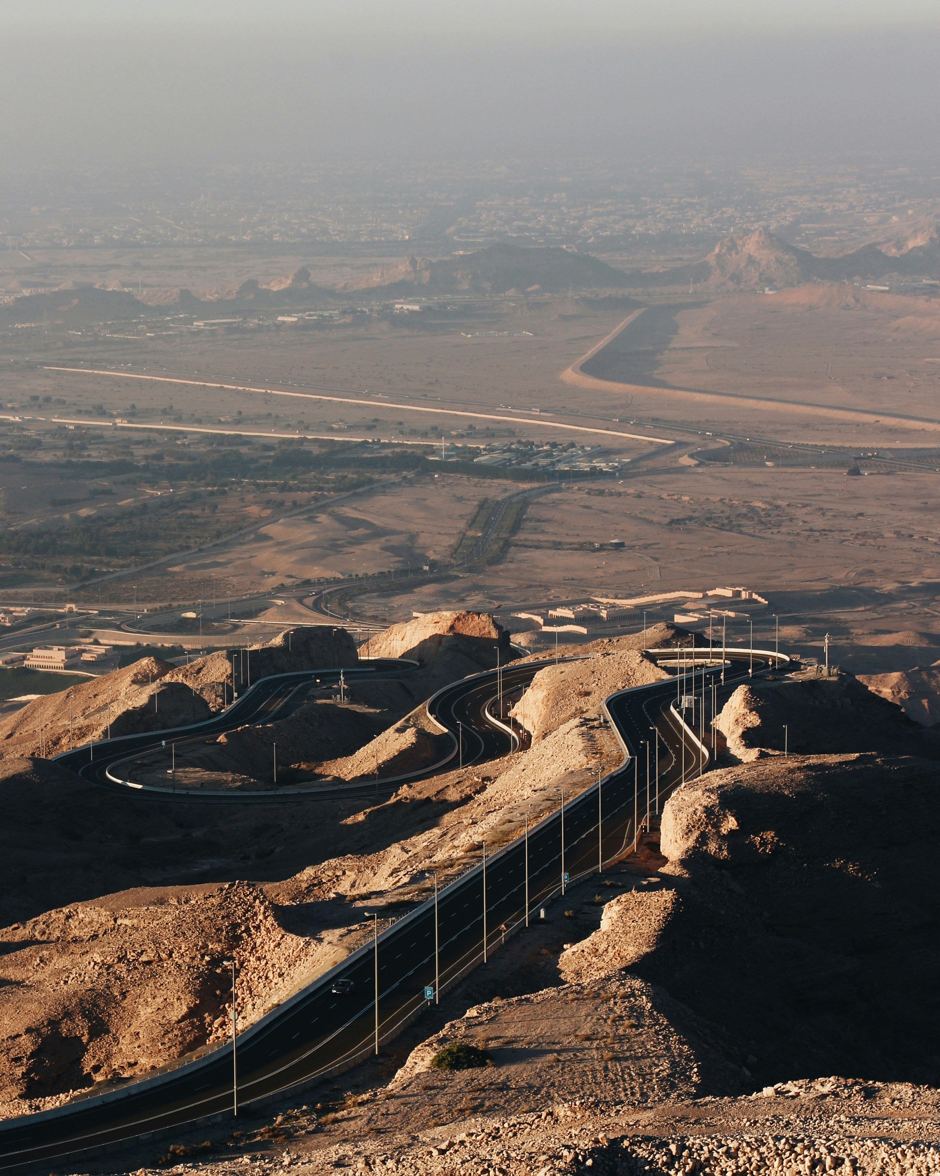 Winding Desert Mountain Road