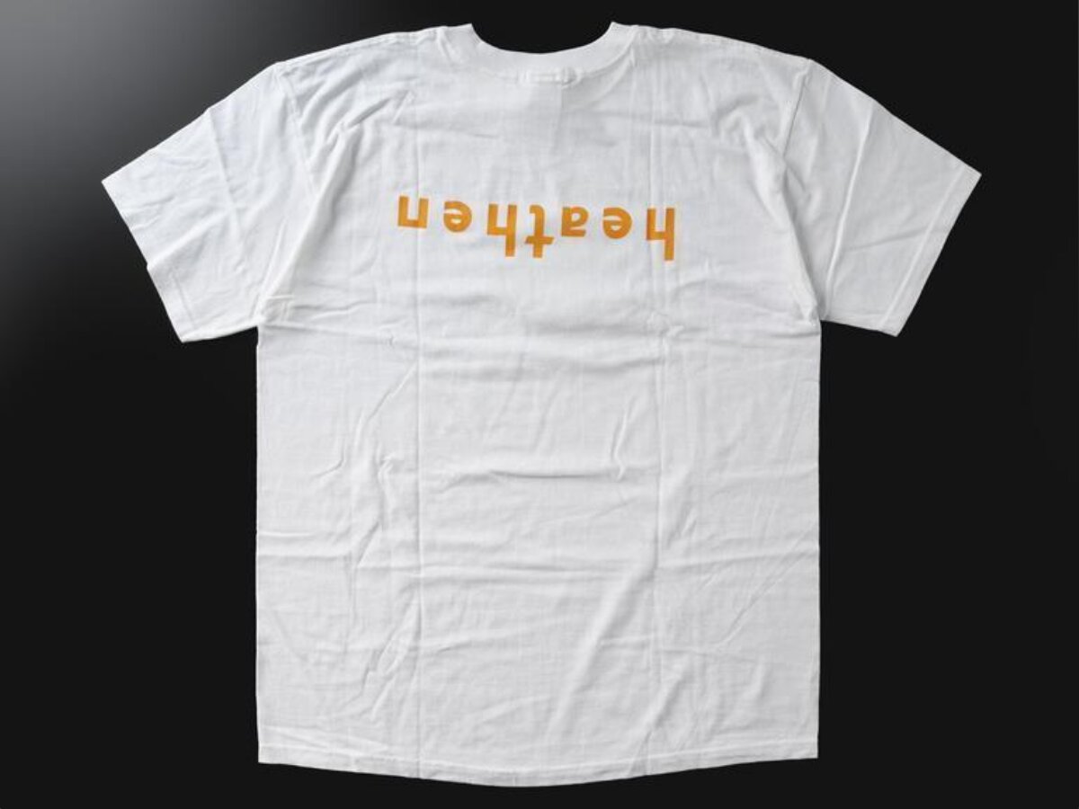 White Printed Short-sleeve T-shirt
