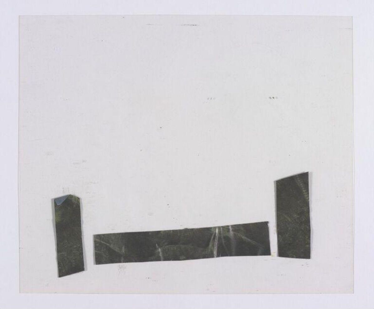 Minimalist Dark Paper Collage