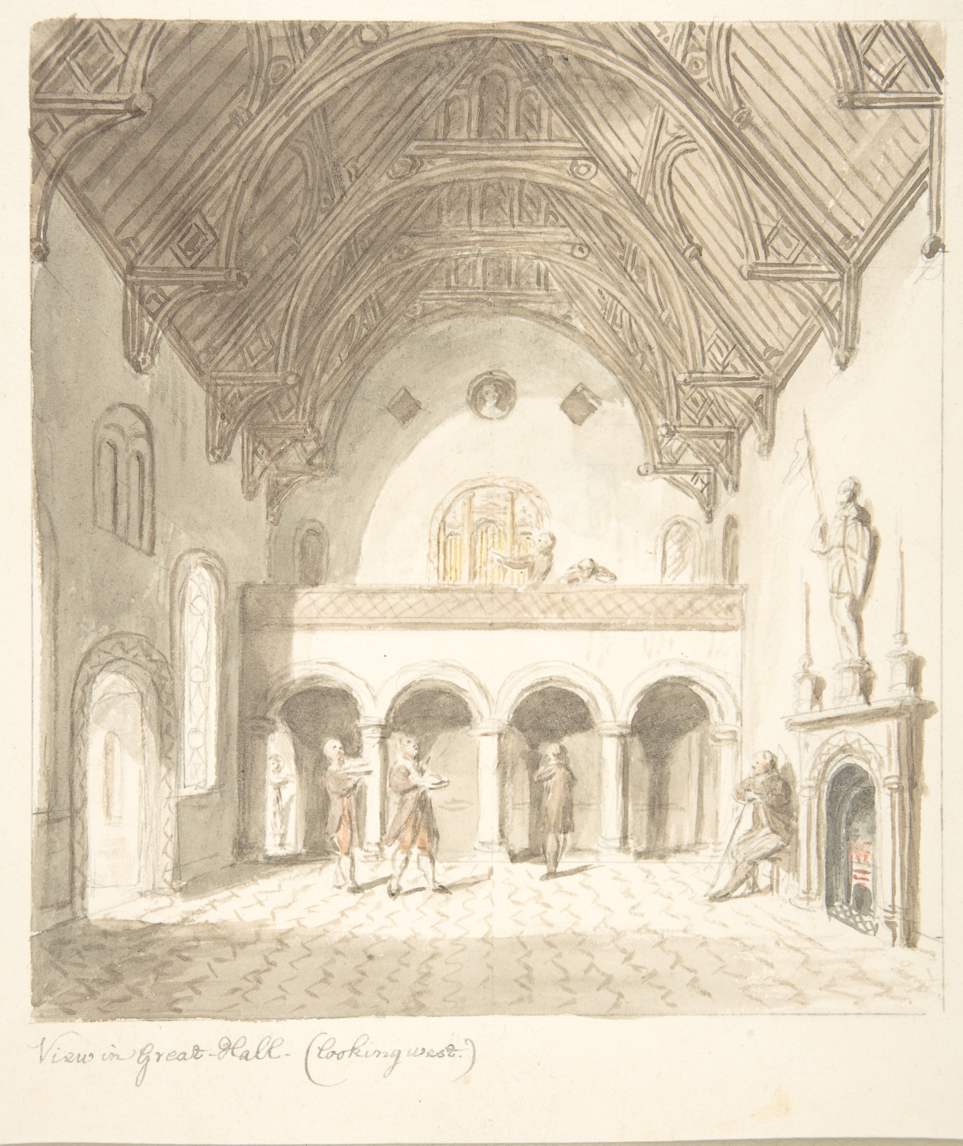 Great Hall Interior View Looking West