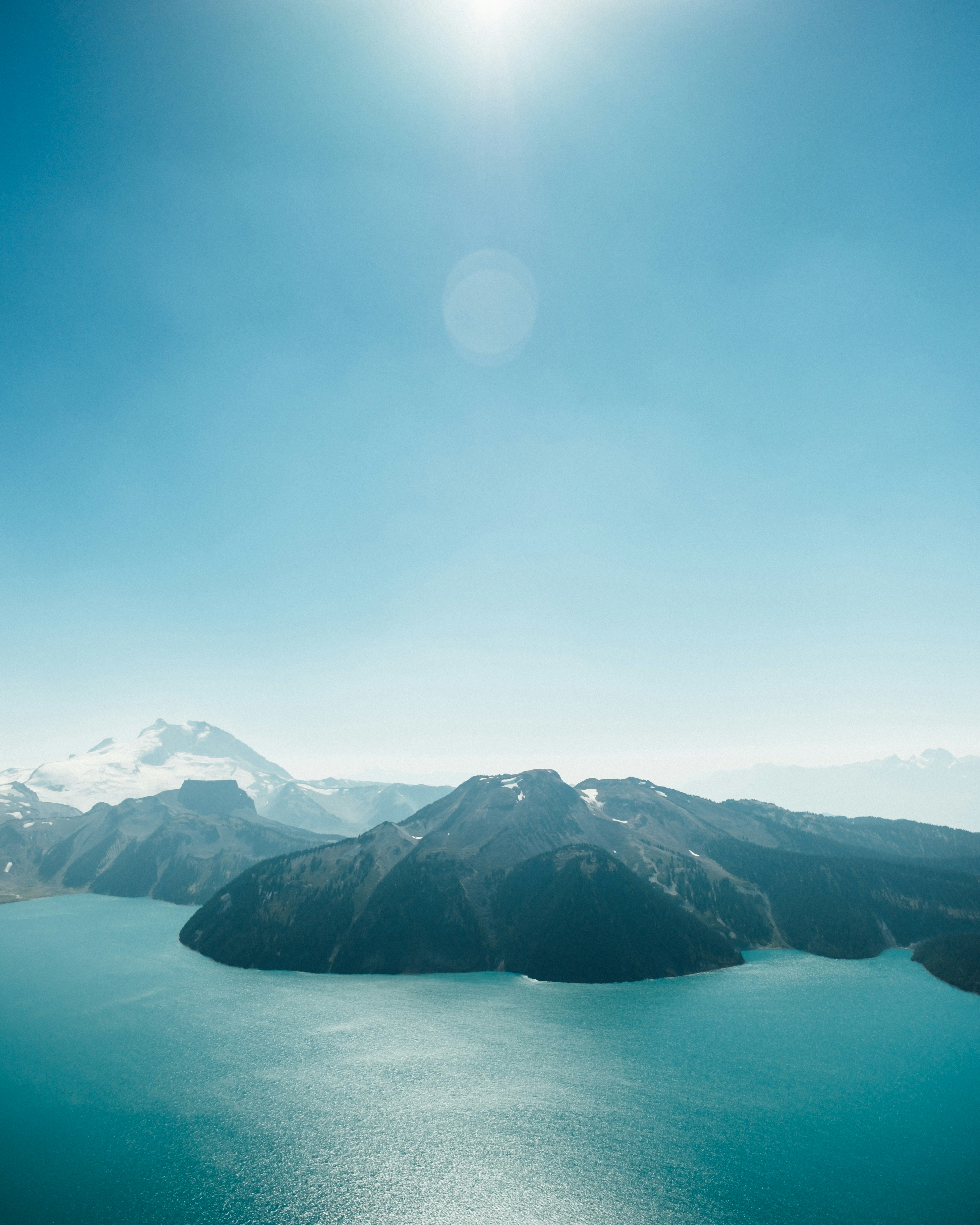 Turquoise Lake Mountain Landscape