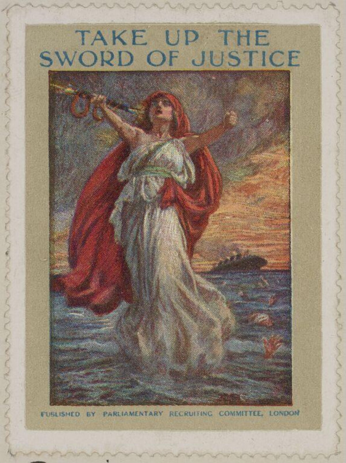 Take Up the Sword of Justice Recruiting Poster