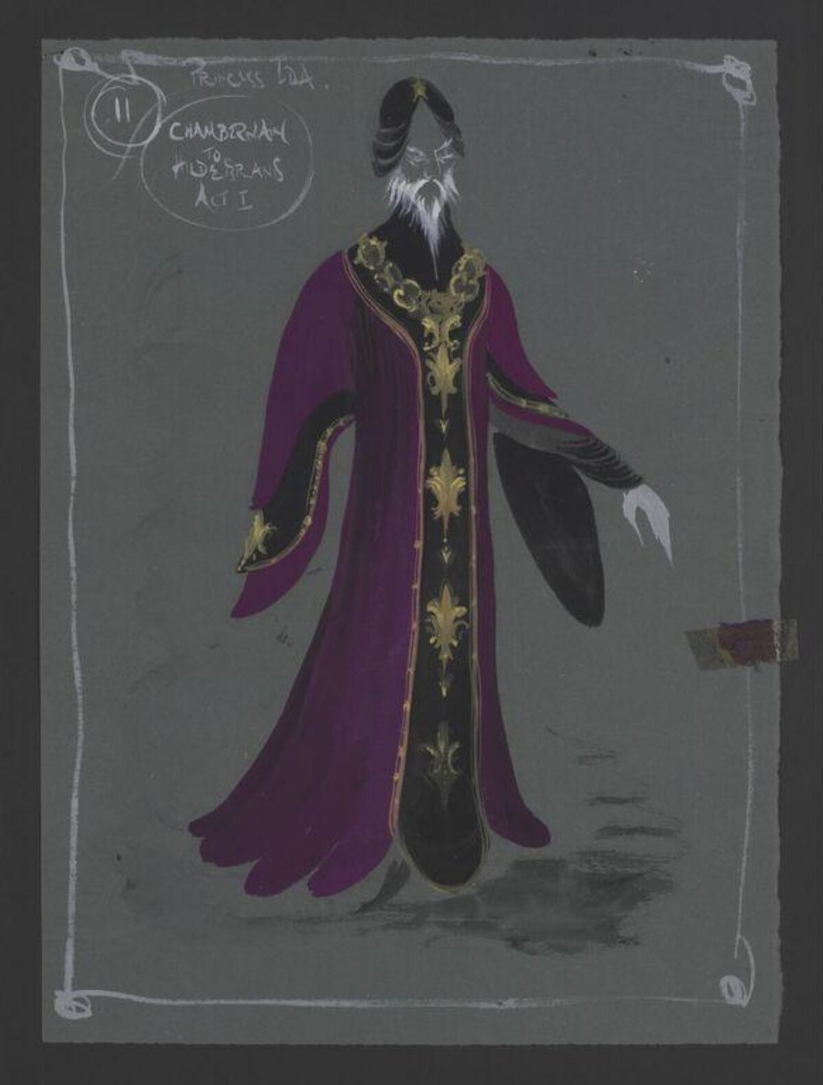 Chamberlain Costume Design Sketch