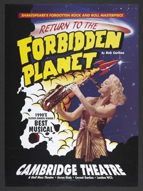 Return to the Forbidden Planet Musical Poster