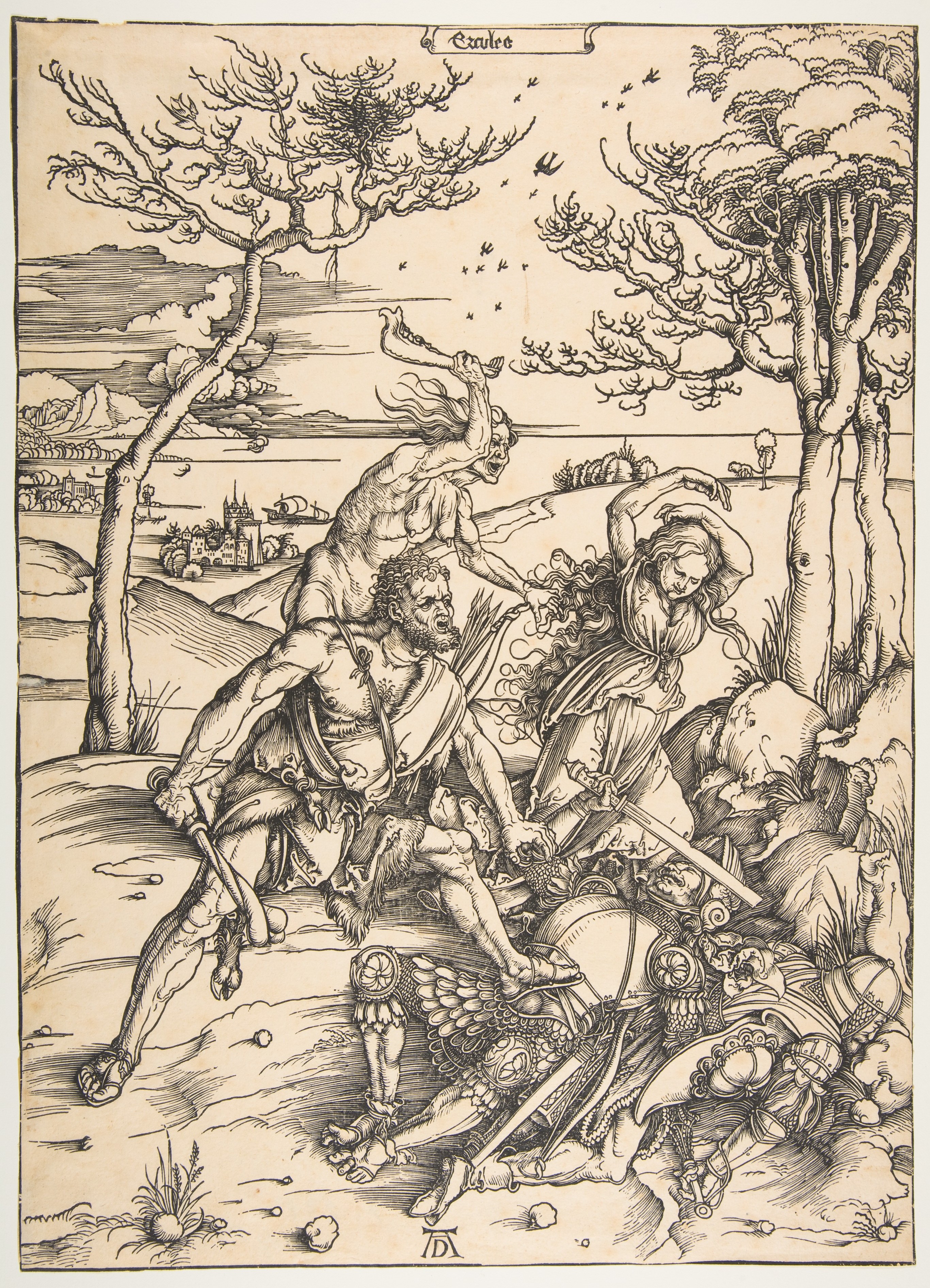 Dürer's Hercules Woodcut