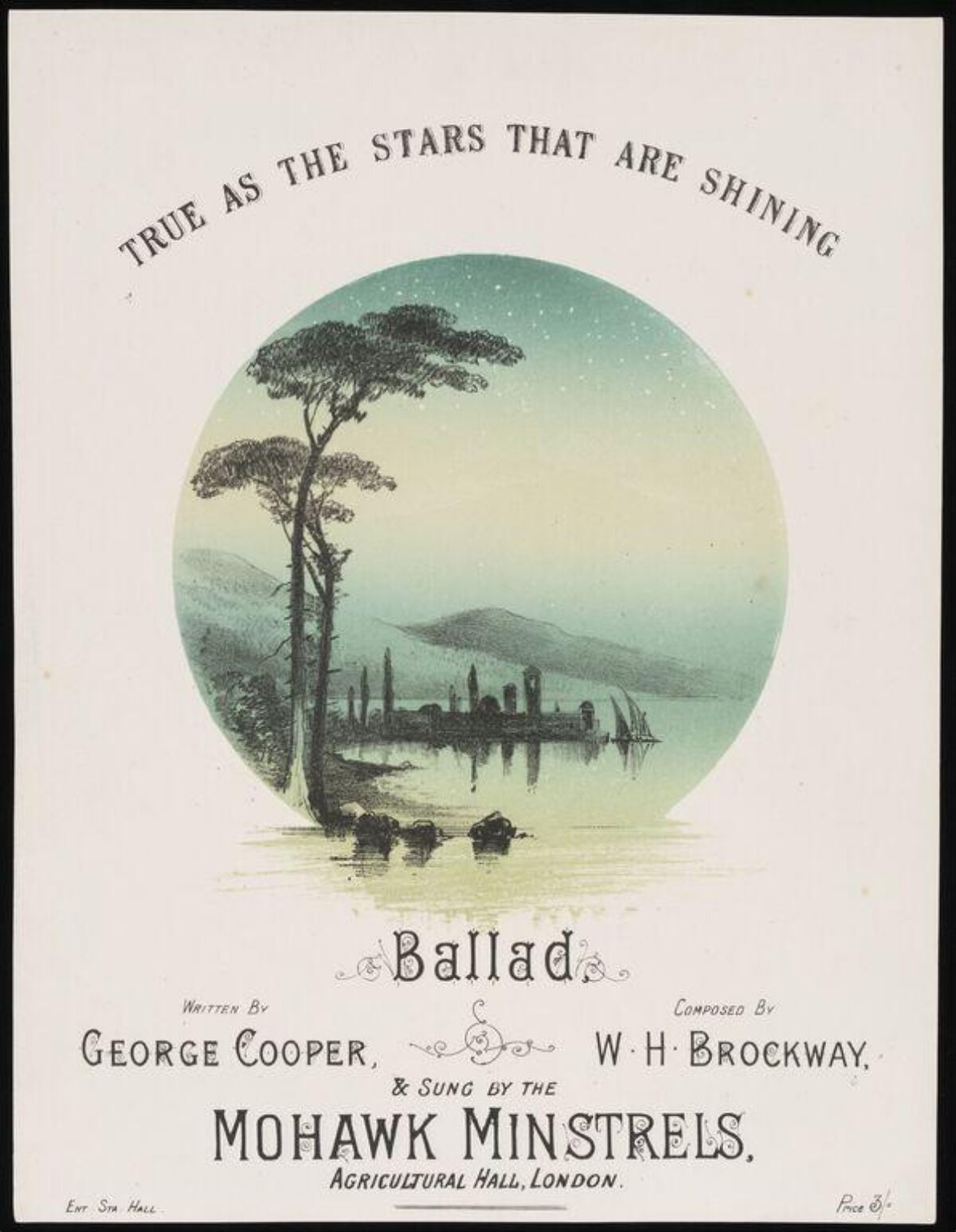 Vintage Ballad Sheet Music Cover