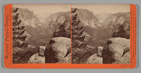 Yosemite Valley Stereoscopic Photo