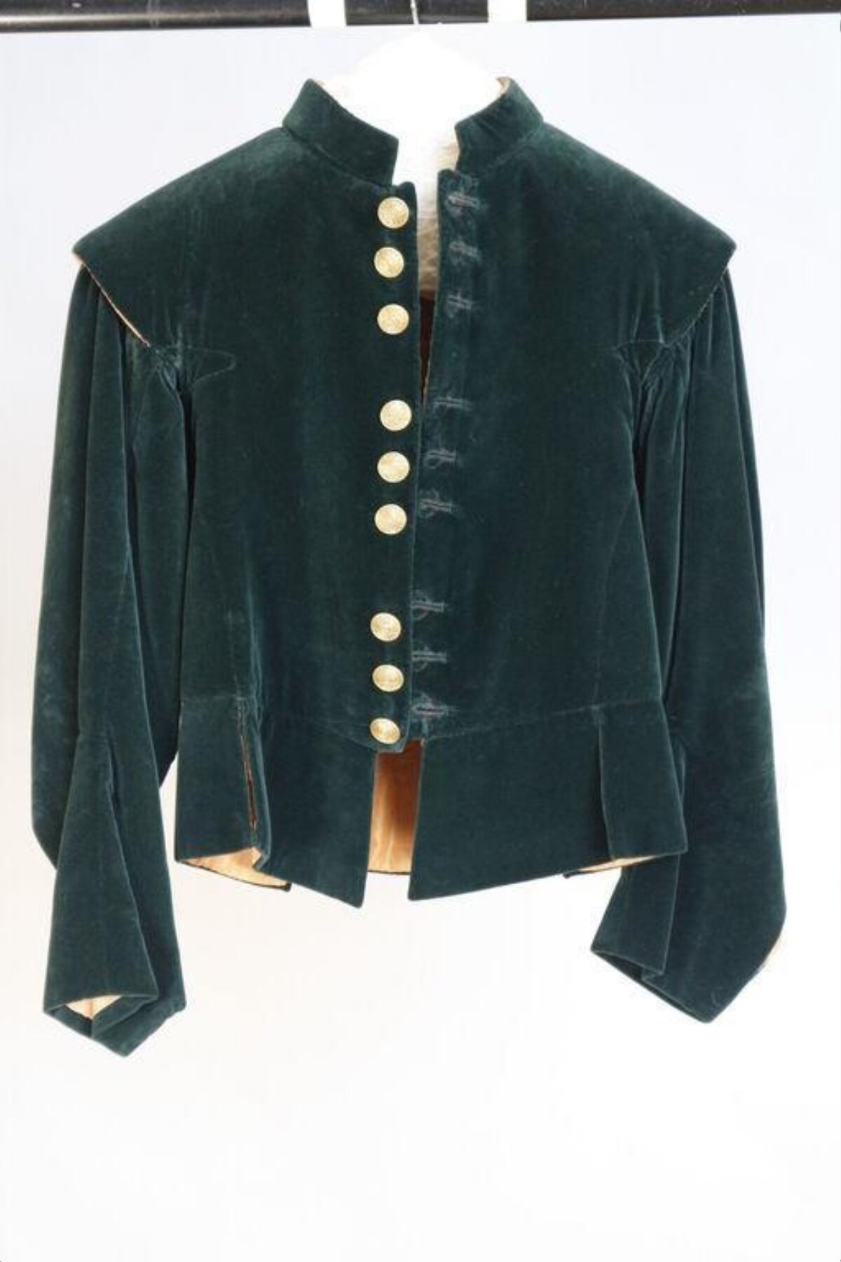 Dark Green Velvet Vintage Jacket