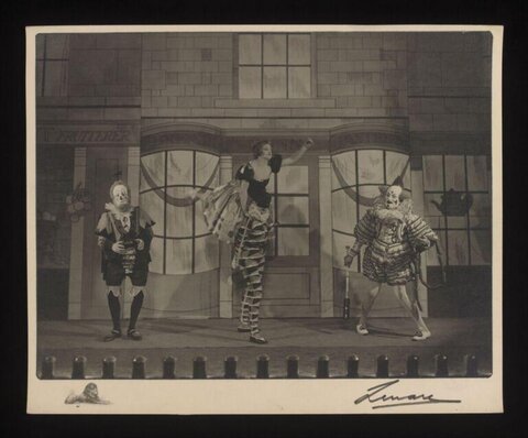 Vintage Stage Pantomime Performance