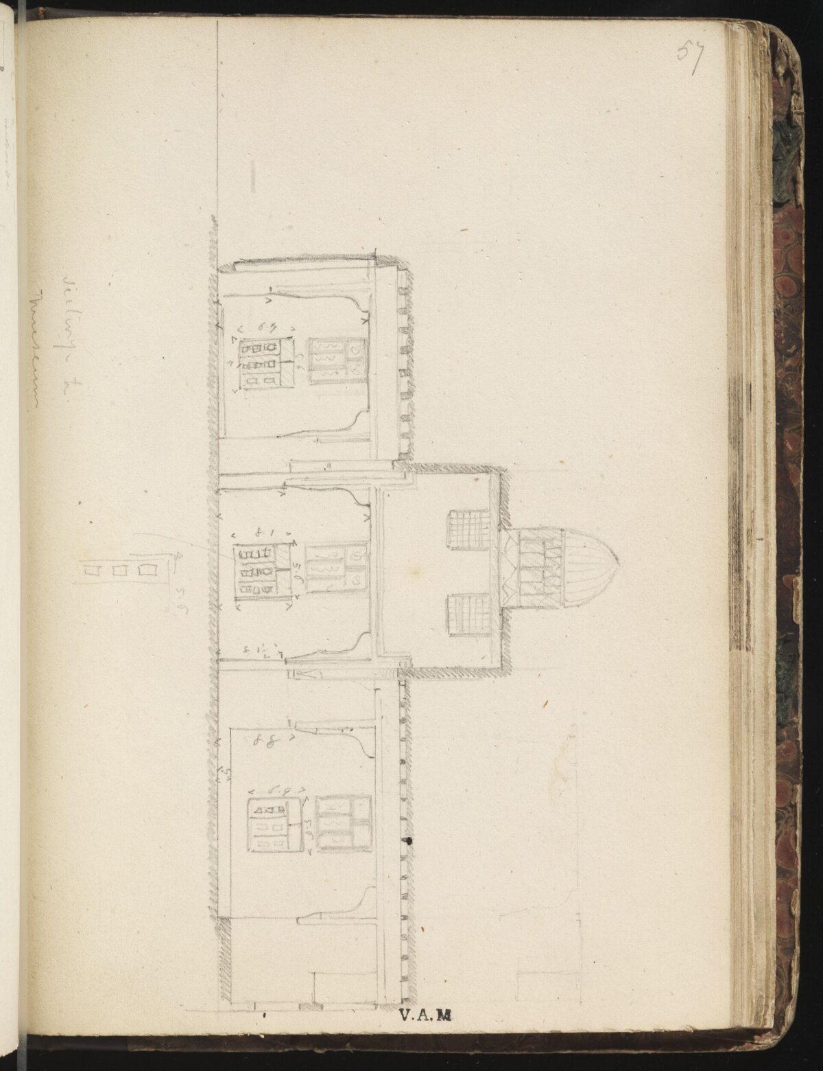Hand-drawn Architectural Floor Plan