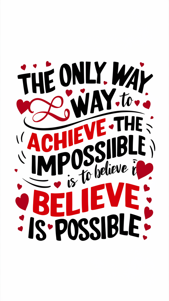 Motivational Quote for Achieving the Impossible