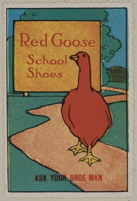 Vintage Red Goose School Shoes Ad