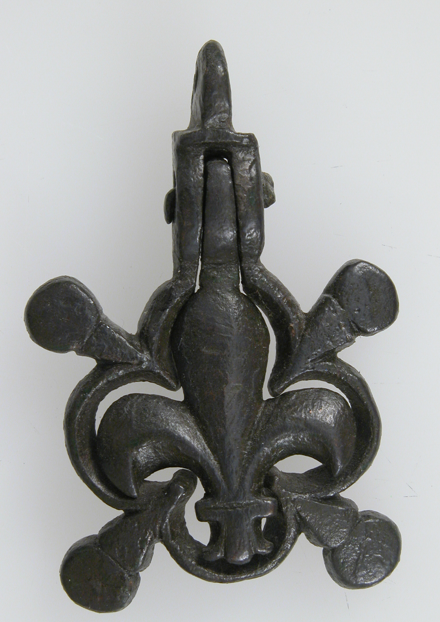 Forged Iron Fleur-de-lis Pendant