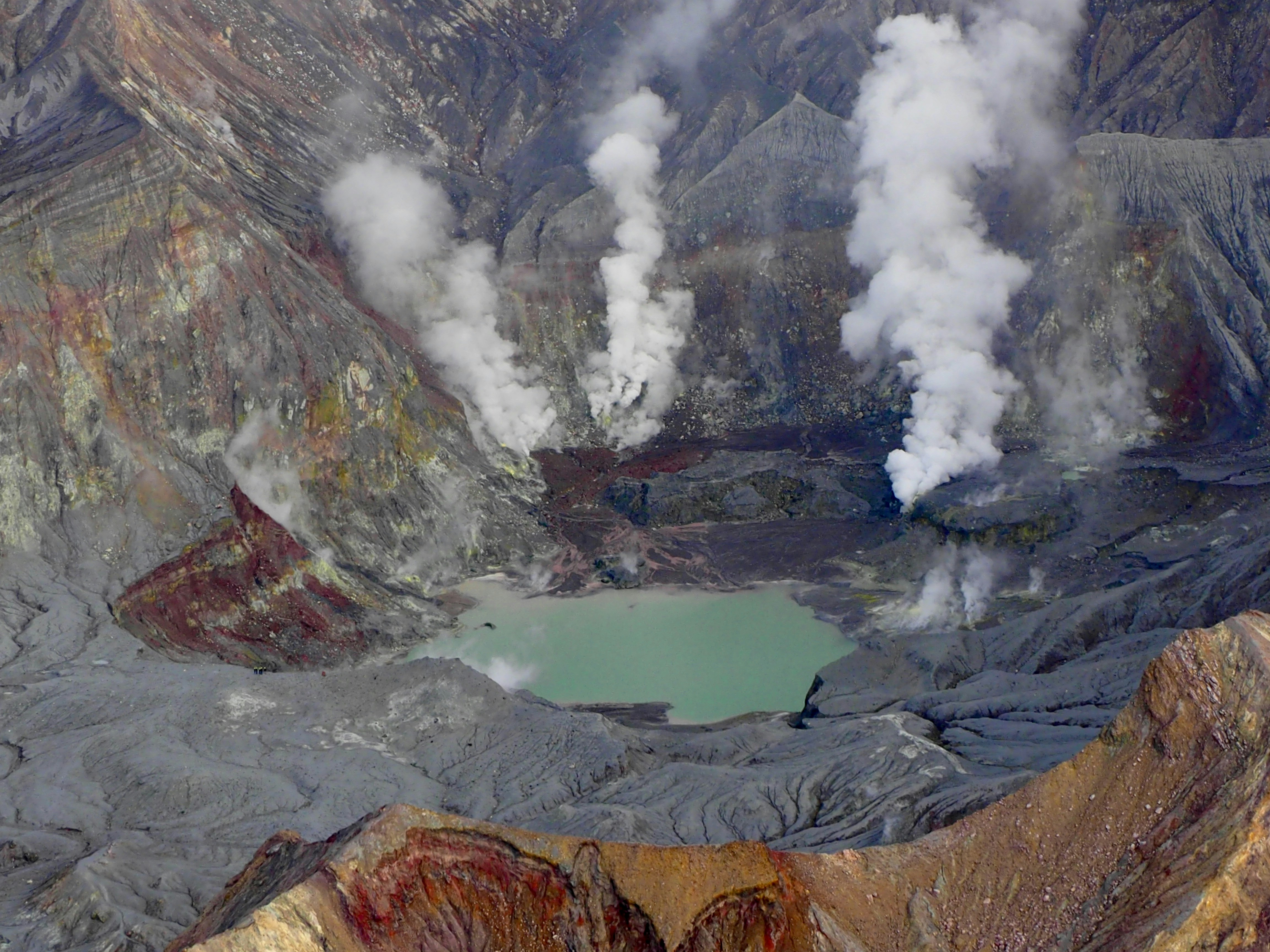 Active Volcano Crater Lake