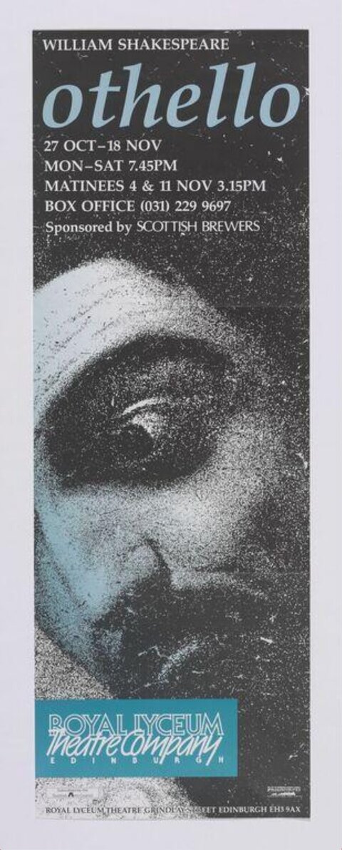 Shakespeare's Othello Play Poster