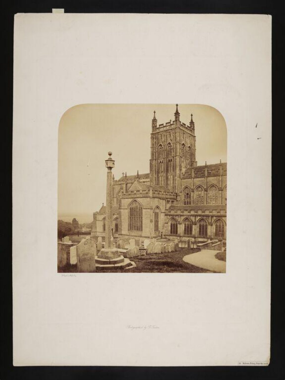 Vintage Church and Churchyard View