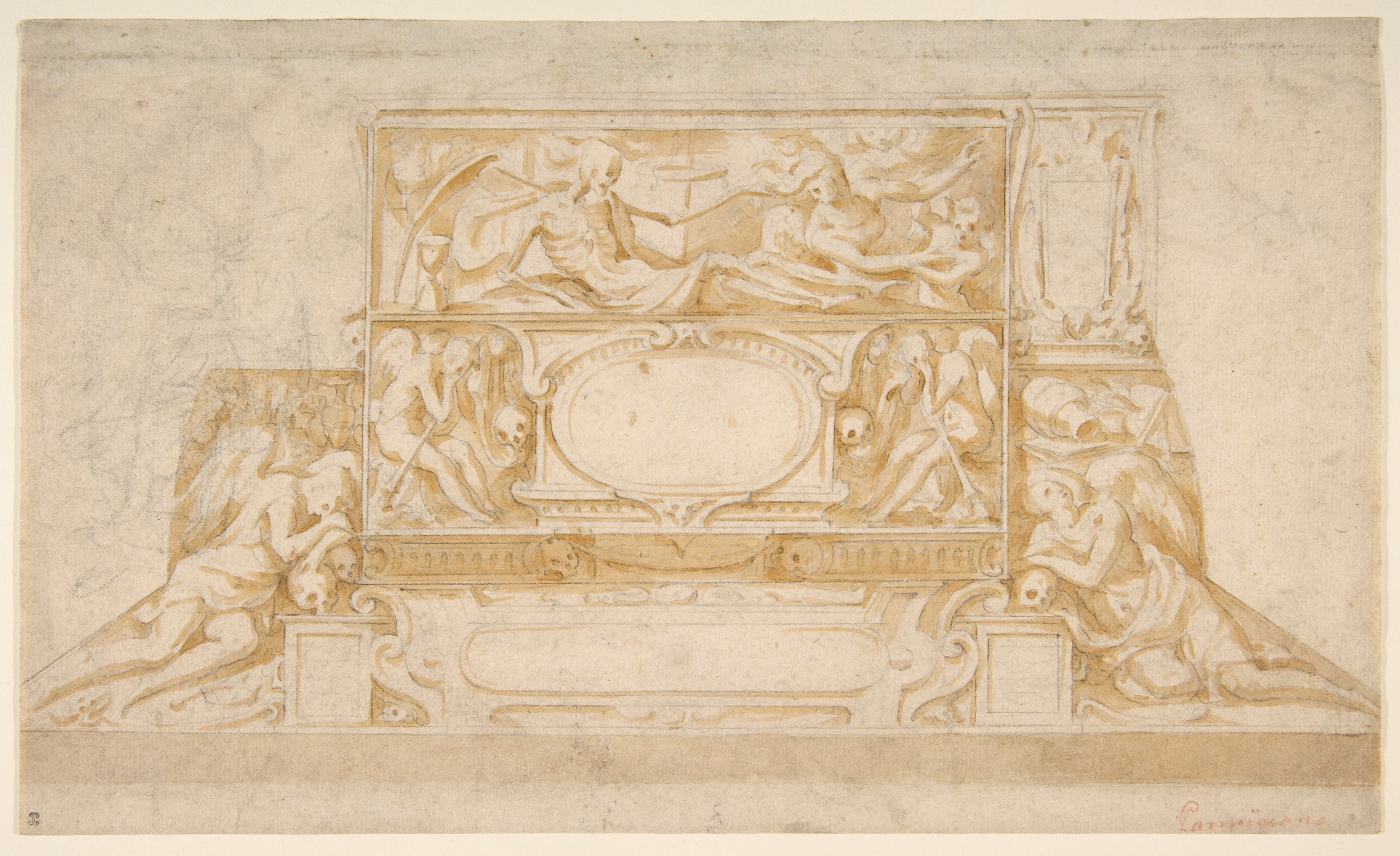Sketch for a Funerary Monument