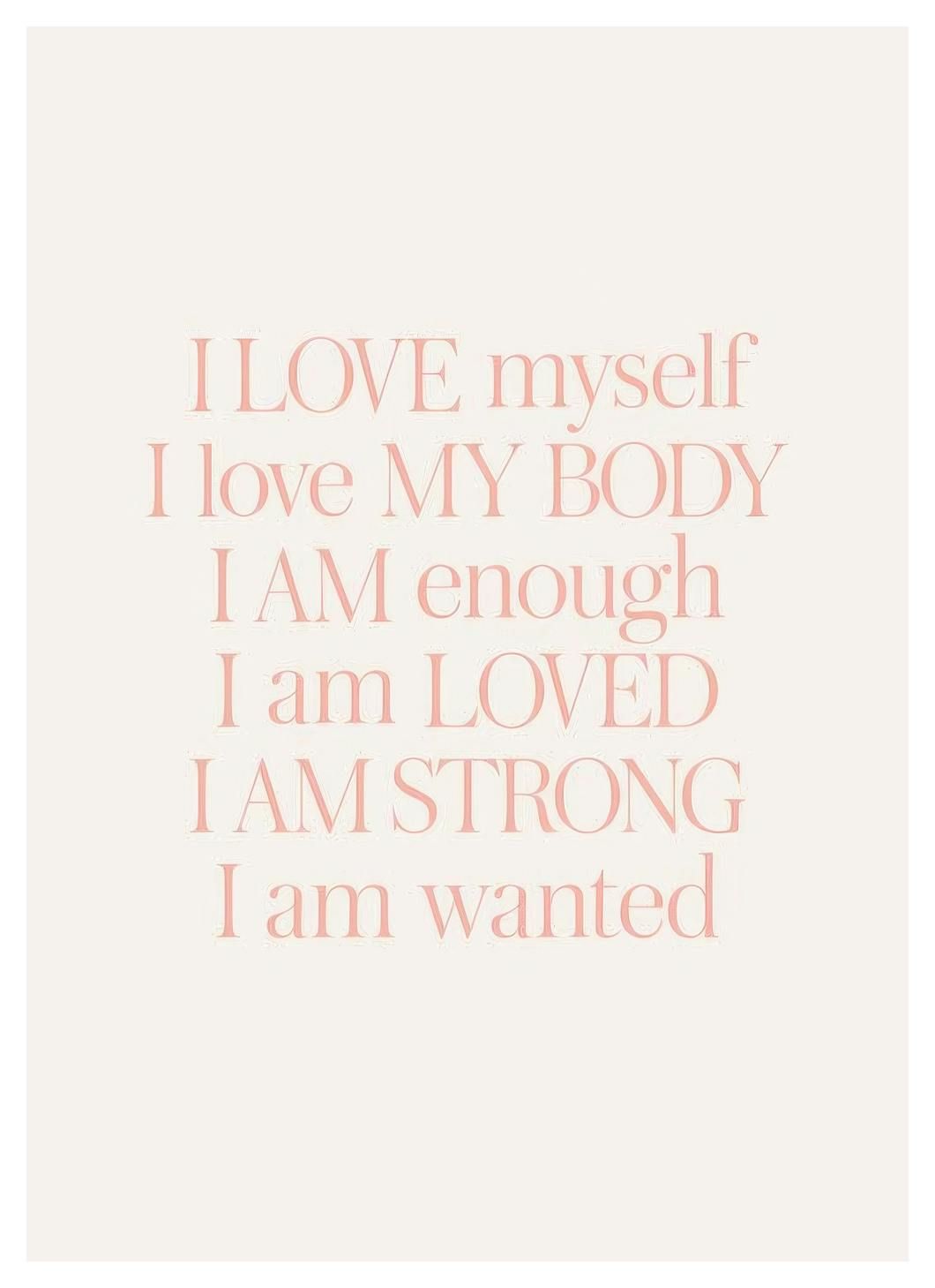 Positive Self-Love Affirmations