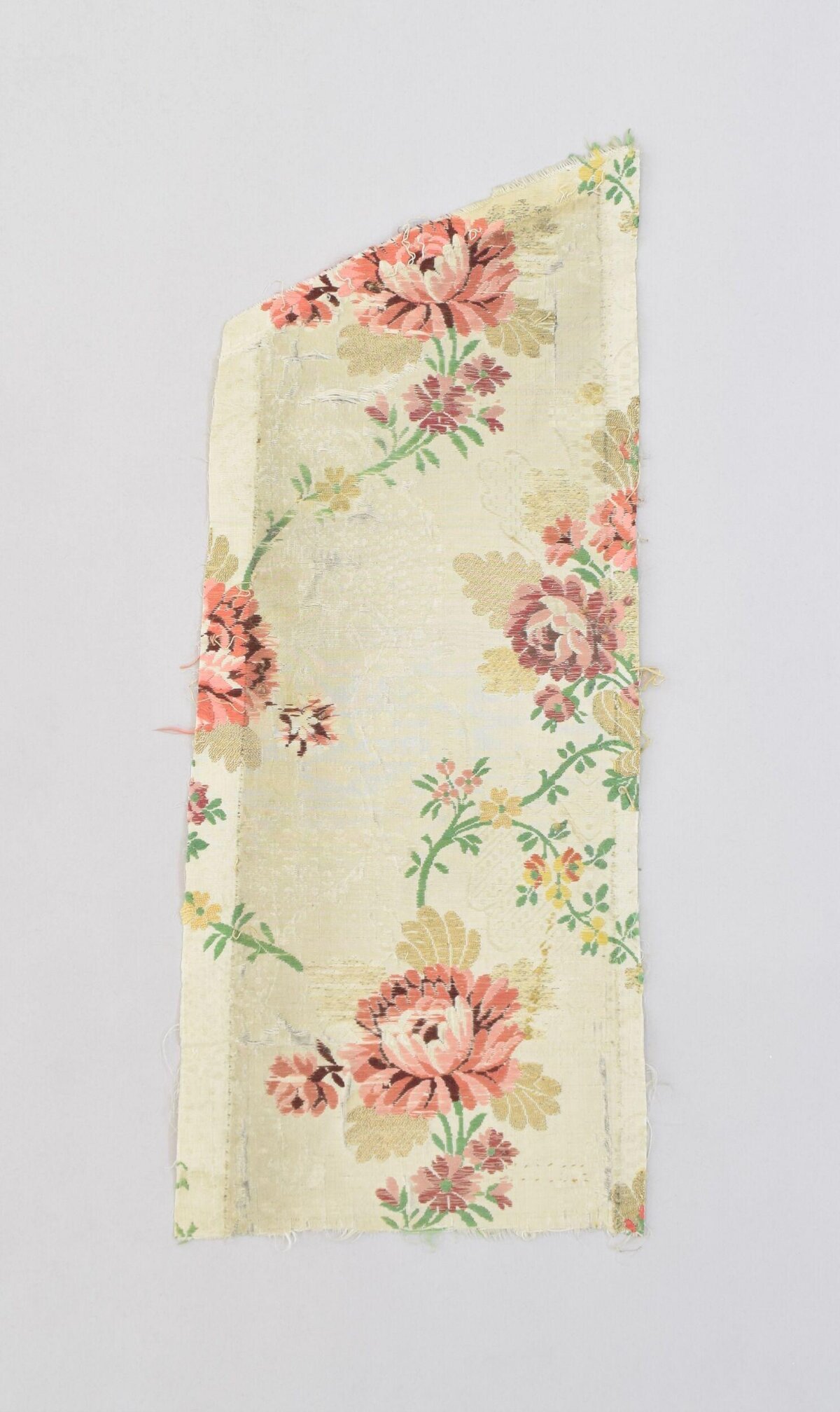 Vintage Floral Textile Fragment — Texture Backgrounds