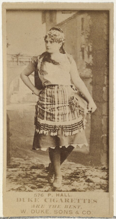 Vintage Duke Cigarette Card of P. Hall