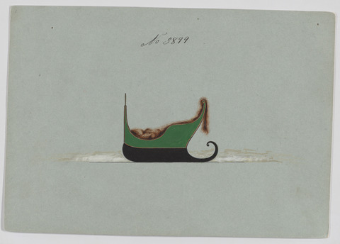 Vintage Sleigh Design Drawing