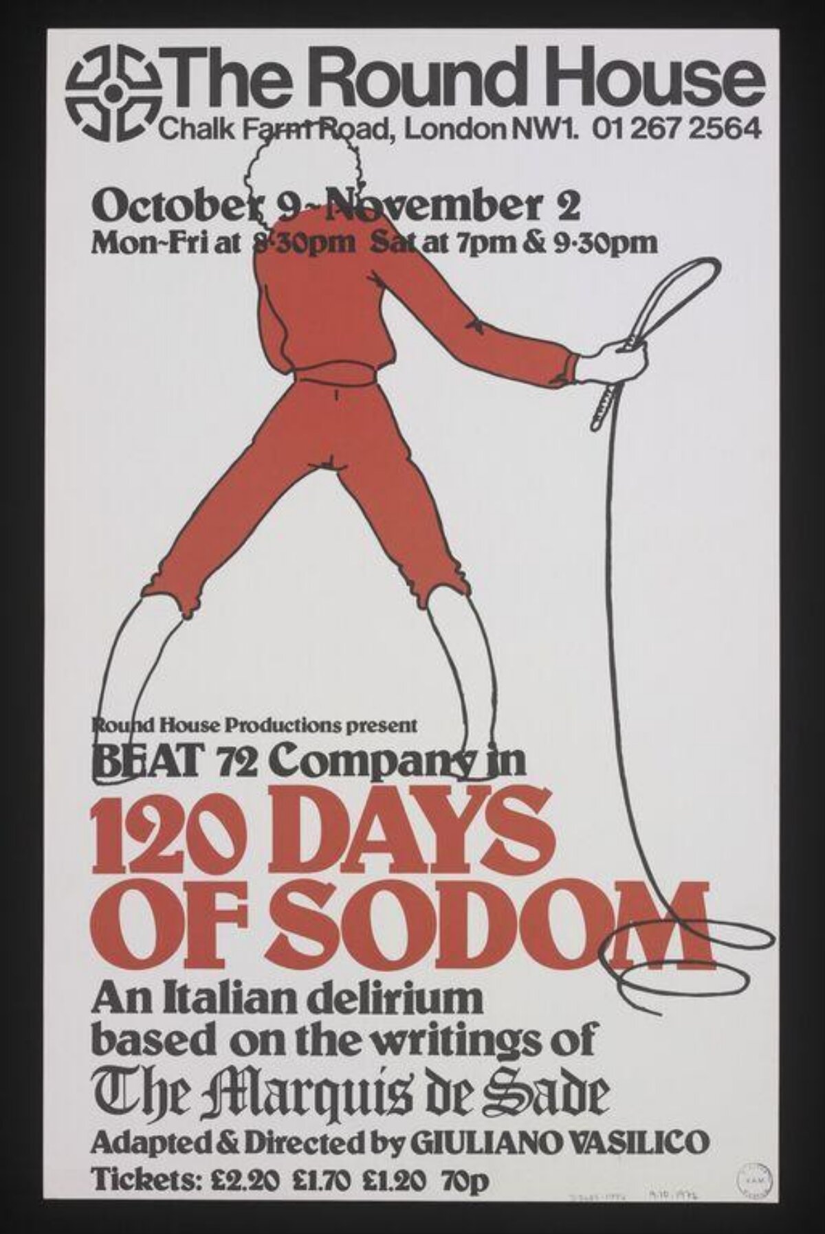 120 Days of Sodom Theater Poster