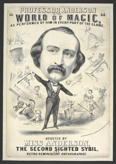 Professor Anderson Magic Show Poster