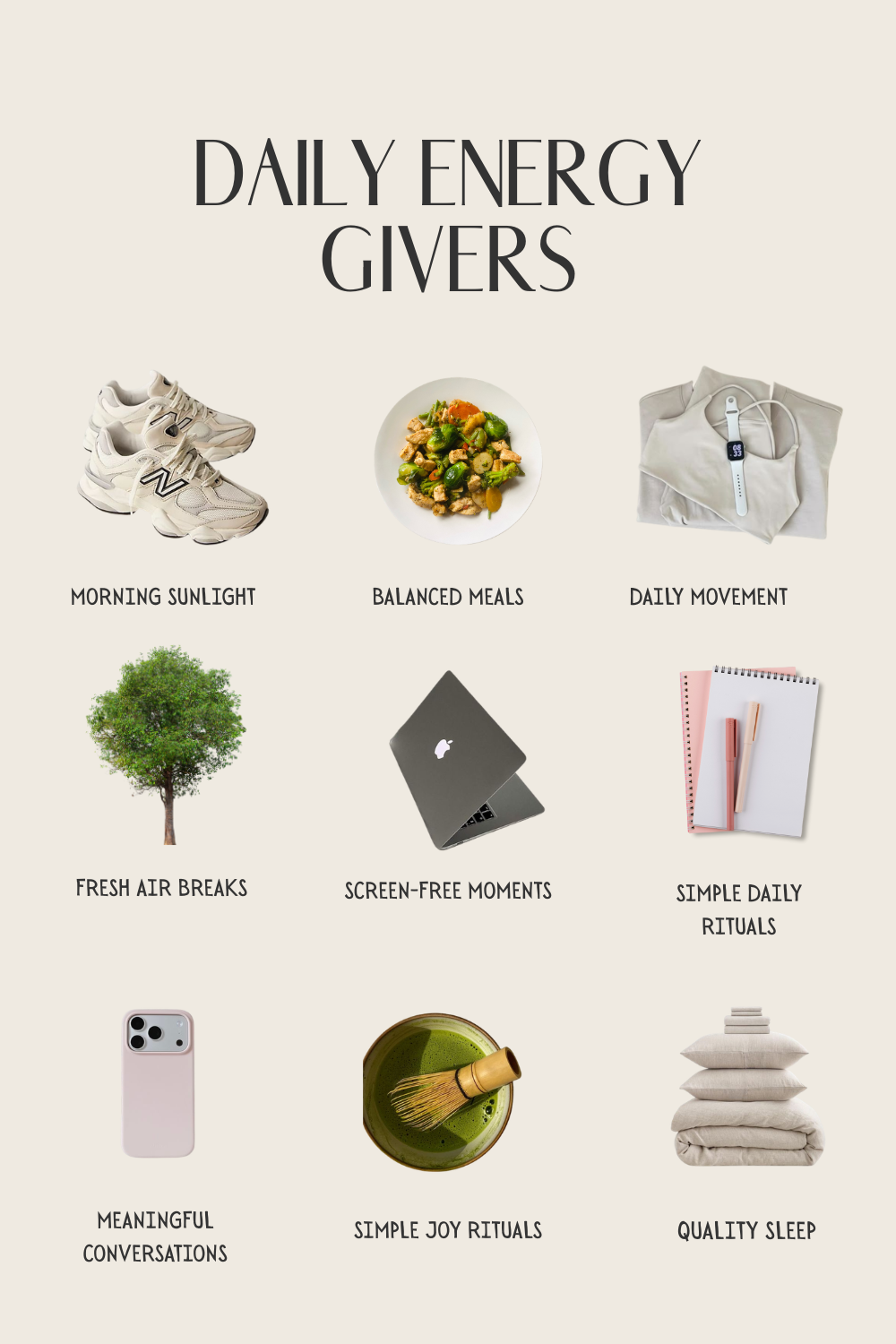 Daily Energy Givers — Fitness