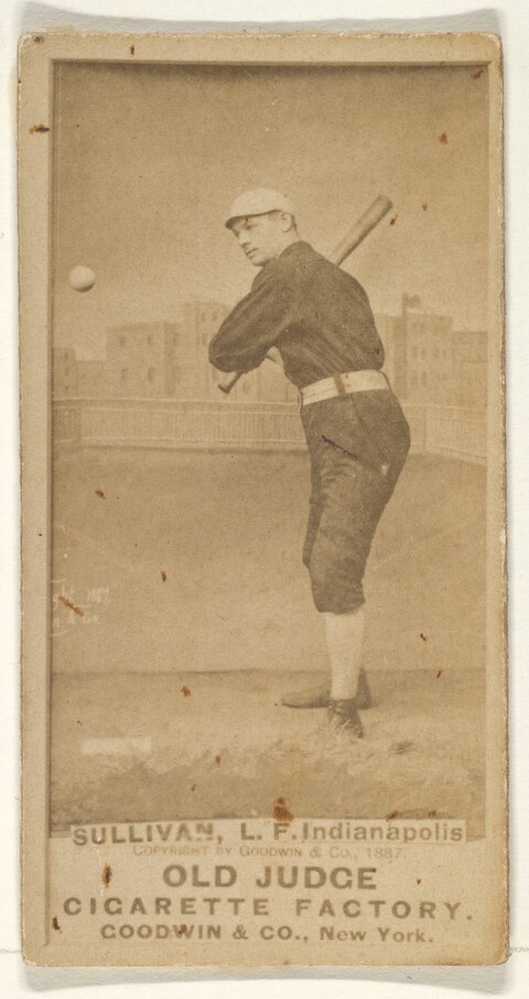 1887 Old Judge Baseball Cigarette Card