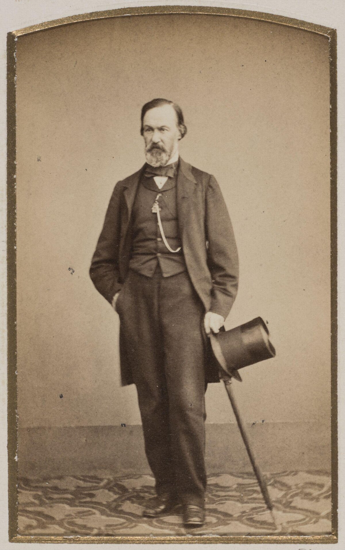 Vintage Portrait of a 19th Century Gentleman