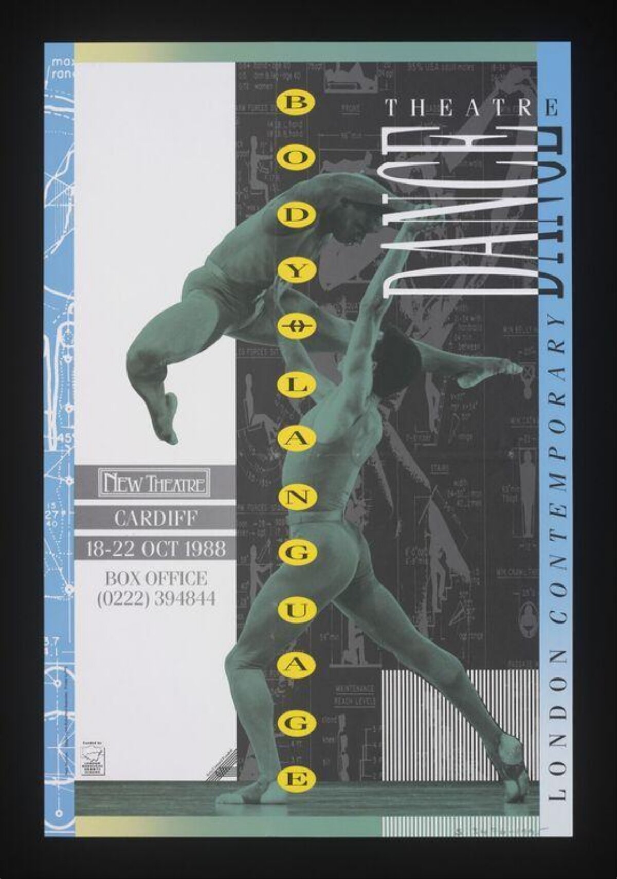 1988 Body Language Dance Theatre Poster
