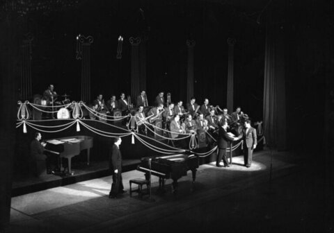 Big Band Orchestra Stage Performance