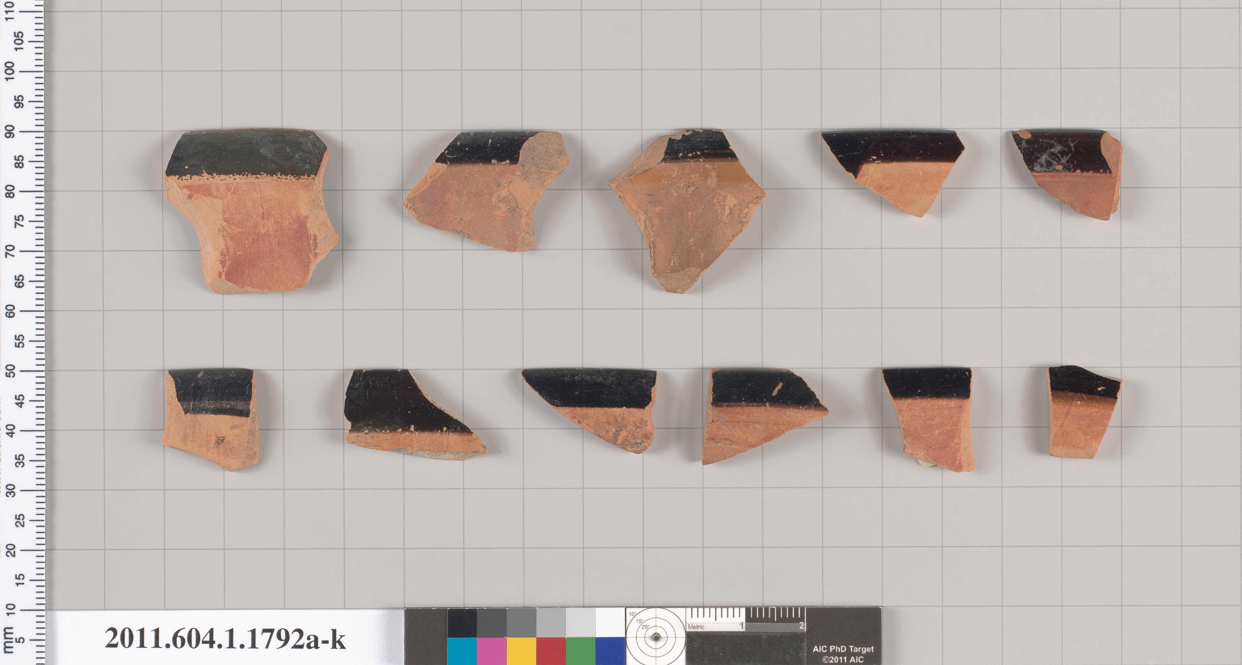 Ancient Pottery Fragment Collection