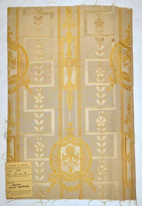 Neoclassical Reproduction Textile Sample
