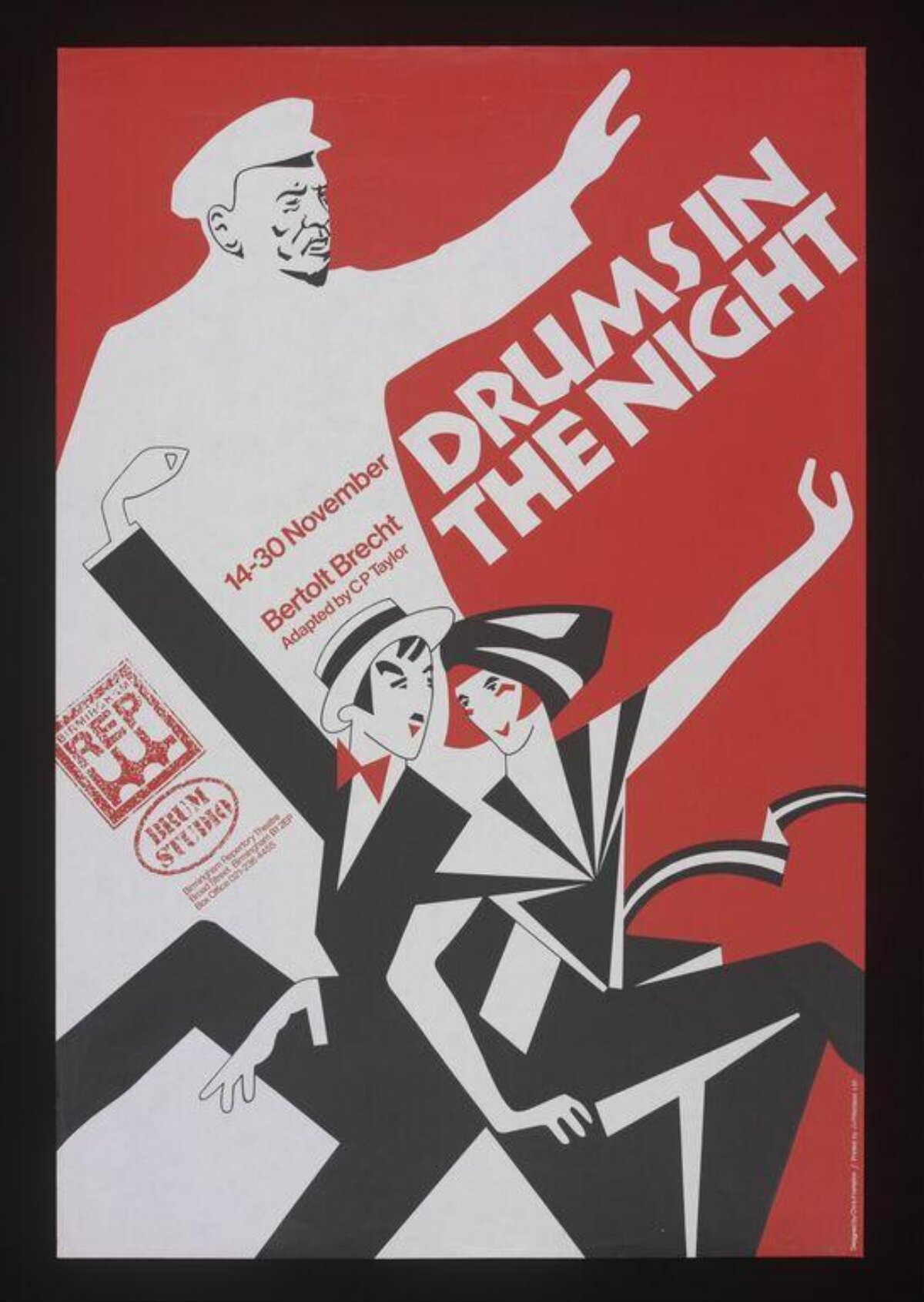 Drums In The Night Play Poster