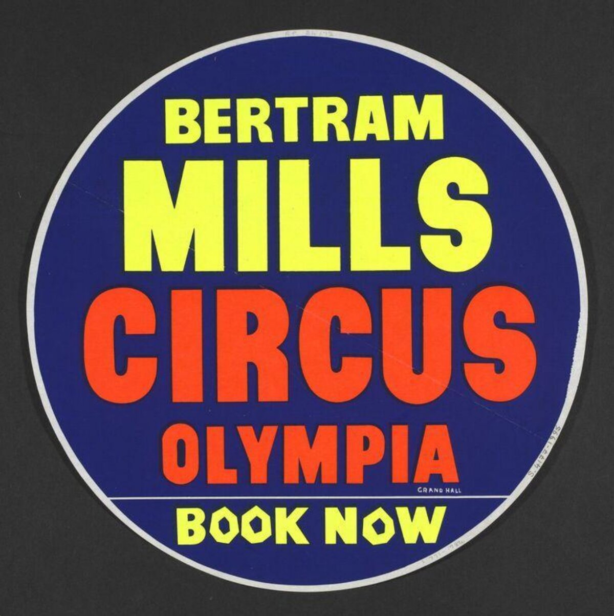 Bertram Mills Circus Olympia Poster